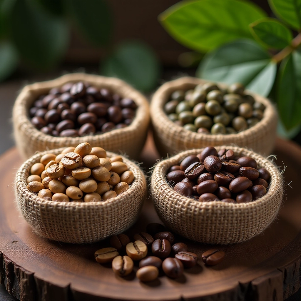 the different types of coffee beans 2 types of coffee beans